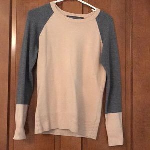 Grey and pink sweater